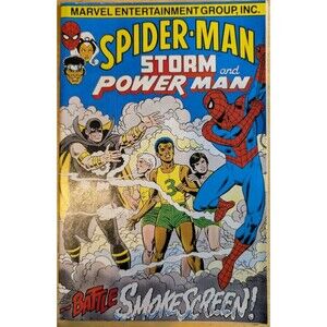 Spider-Man, Storm and Power Man 1981 Marvel Comic Book